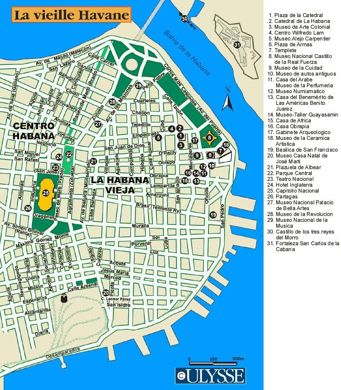 карта порт Гаваны карте